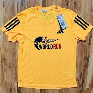Adidas Wings for Life World Run Running T-Shirt Women’s Size S – New w/ Tags